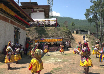 Space problem at Nya Lhakhang’s annual Tsechu as crowd increases