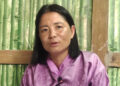 Tshering Tshomo, the lone female National Council elect from Zhemgang
