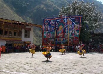 Gomphu Kora Tshechu attracts more than 600 people from Tawang in India