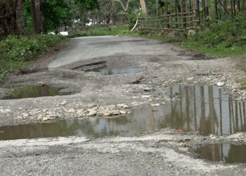 Chhuzergang GC road in need of maintenance