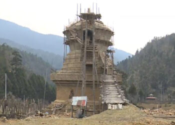 Country’s tallest stupa still under construction