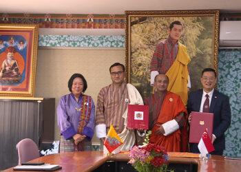 Bhutan signs Carbon Credit agreement with Singapore to help tackle climate change