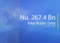 Public debt stock at Nu 267bn as of March