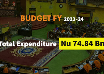 Budget for FY 2023-2024 at almost Nu 75bn