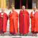 HH the je Khenpo confers Dhar to newly appointed Lams, principal and chief auditor