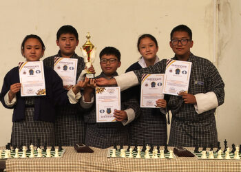 Dr Tobgyel school wins National Invitational School under-18 Team Chess Championship 2023