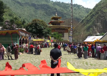 First ever Jungwa Chidoe Kurim underway at Gomphu Kora, Trashi Yangtse