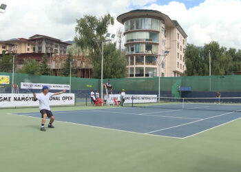 5th Gyalsey Jigme Namgyel National Open tennis tournament begins