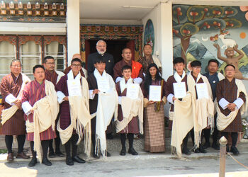 Six students receive “His Royal Highness Gyalsey Annual Mathematics Award”