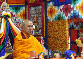 Leytsho Lopon presides over Haa Moenlam Chhenmo