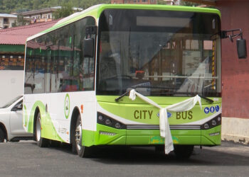 Country’s first electric bus inaugurated in Thimphu, services to begin soon