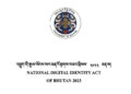 Bhutan adopts NDI Act