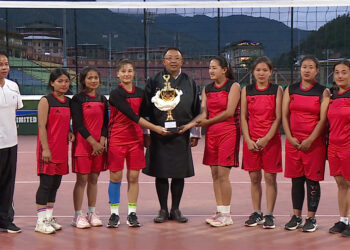 Team Nganglam Pema Gatshel win Women’s Summer Volleyball Championship