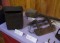 Traditional household items and farming tools on display in Bartsham, Trashigang