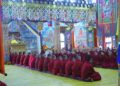 His Holiness the Je Khenpo consecrates Kudung chorten of His Holiness the late Je Thrizur Tenzin Doendrup
