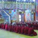 His Holiness the Je Khenpo consecrates Kudung chorten of His Holiness the late Je Thrizur Tenzin Doendrup