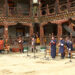 Some students in Thimphu engaged in learning traditional songs and music during summer break