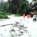 Heavy rainfall wreaks havoc causing roadblocks and swollen streams