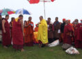 His Holiness the Je Khenpo presides over Zhiwai Jinsey of Chenrezi at Maedtsho Gewog, Lhuentse