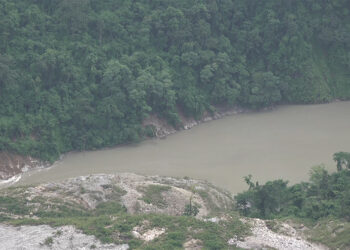 Potential artificial lake formation raises alarm in Phuentshogling, landslide threatens village
