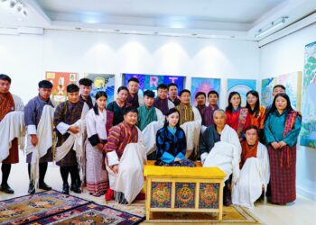 HRH Princess Sonam Dechan Wangchuck graces opening of exhibition titled “ART UNITED: A Contemporary Vision”