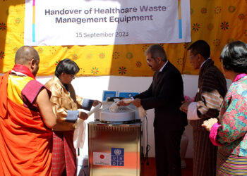 UNDP and Japanese Government handed over USD 1 M healthcare waste management equipment
