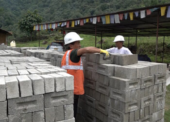 Zhemgang’s rural hollow block makers help substitute brick import