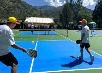 Pickleball, Paro’s new sporting attraction