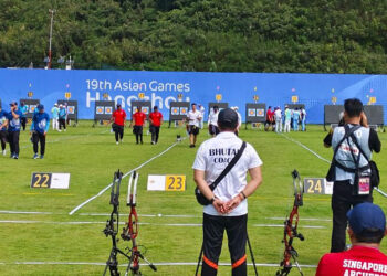 Men’s compound archery team through to quarterfinals-Hangzhou Asian Games