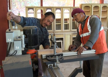 Furniture making machines benefit Zordung Samtenling community forest members, Trashigang