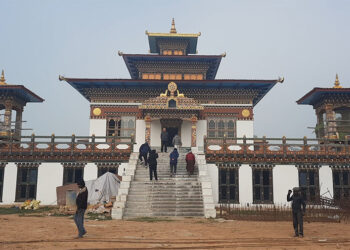 Bhutanese temple in Rajgir to complete in June