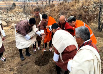 Third phase of Million Fruit Tree Plantation Project kicks off in Paro