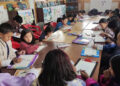 Rural children embrace art at Zhemgang camp
