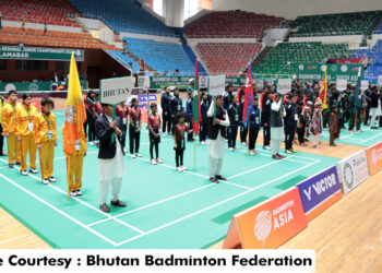 Bhutan’s mixed doubles badminton teams reach semifinals in South Asia Junior Championship