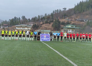 Departmental football tournament starts in Thimphu