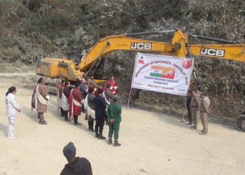 Khothakpa to Durungri highway blacktopping commences