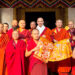 Dorji Lopen confers dhar to new vice principal of Sangchen Chokhor Buddhist College in Punakha