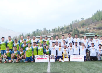 JDWNRH FC team win departmental football tournament