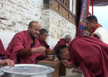 Pema Gatshel’s Dungkhar Ugyen Choling Goenpa hosts biannual display of sacred skull