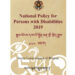 National Policy for Persons with Disabilities to be harmonised with other national policies