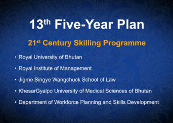 Government to allocate Nu 10bn for 21st century skilling programme in 13th FYP