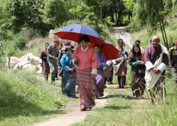 Her Majesty Queen Mother Tseyring Pem Wangchuck graces launch of Thimphu Ecological Park revitalisation project