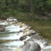 Serchhenmo villagers await bridge over Nyera Ama river