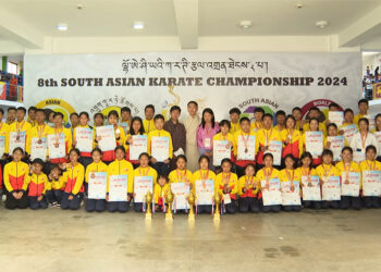 Bhutanese Karatekas bags 5 silver and 37 bronze medals