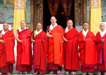 Dorji Lopen confers Dhar to seven new appointees at Trashichhodzong