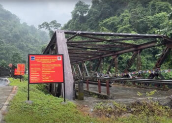 Bailey bridge over Singyechhu closed to heavy vehicles, affecting drivers and truck owners