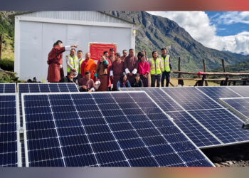 Gasa’s Lunana Gewog welcomes first solar mini-grid