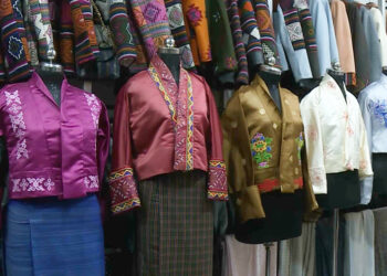 Tego and Wonju adopt contemporary embroidered designs