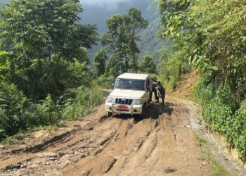 Chungkha and Togtokha villagers frustrated as farm road worsens after improvement project