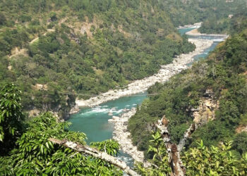 Team of experts assess feasibility of bridge construction over Sunkosh River, Tsangkha Gewog